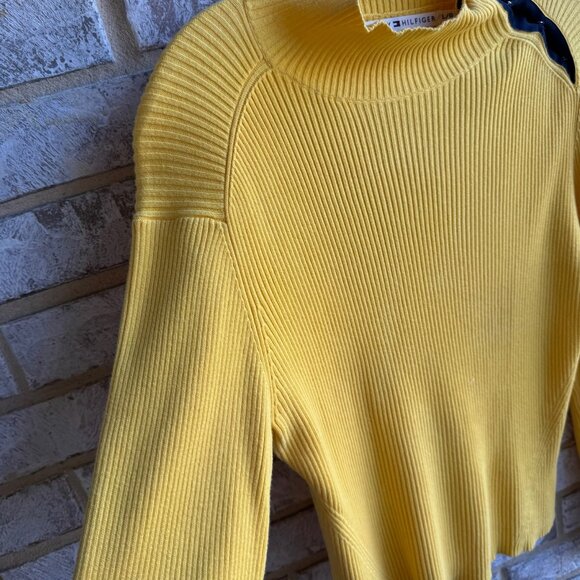 Tommy Hilfiger Long Sleeve Mock Neck Cotton Pullover Sweater  Women's Size L. - Picture 6 of 8